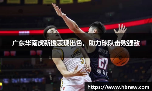 广东华南虎新援表现出色，助力球队击败强敌